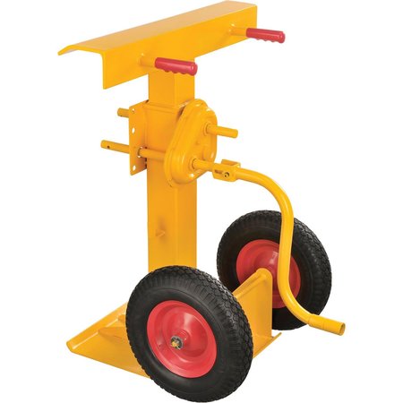 GLOBAL INDUSTRIAL Hand Crank Trailer Jack Stand 100,000 Lb. Static Capacity 985433